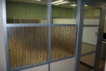 Transluscent designer wall panels and integrated whiteboard #0154