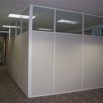 Flex series white aluminum extrusions conference room #0348