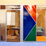 Flex Series Mockup - IFMA - Featuring 3 Form Fizz Collection Wall Inserts #0131