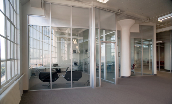 Flex Series Demountable Wall Flexible Glass Offices #0163