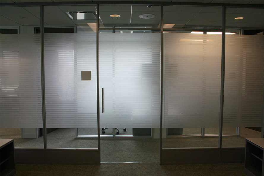 Single pane glass office - Flex series #0663