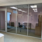 Corporate glass office Flex Series demountable walls