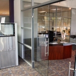 Double Frameless Swing Glass Doors - Flex Series #0174