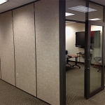 Flex Series Full-Height Glass Fronts with Powdercoat Brownstone Framing Finish