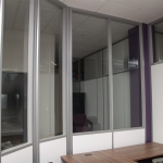 Radius Glass/Solid Wall Office - Flex Series #1148