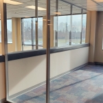 Flex Series field-fit glass walls #1659