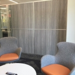 Flex Series with Formica Fox Teakwood Laminate Wall Panels #1567