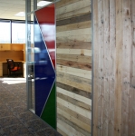 Flex series sustainable wood pallet interior walls #190