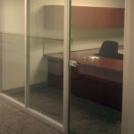 Full Height Glass Door with Anodized Aluminum Door Frame #0214