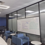 Integrated whiteboard and glass wall - NxtWall Flex Series