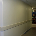 MSU Library Solid Walls with Custom Extrusion Finish #0222