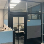 NxtWall Flex Series clerestory integration with existing cubicle system