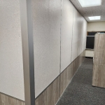 NxtWall Flex Series Vinyl Wrap Wall Finish Anodized Wall Frame Finish #1663