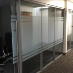 Sliding Frameless Glass Door Glass Conference Room #1077