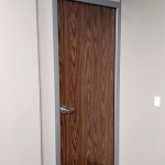 Solid Core Laminate Swing Door English Oak Finish #1528