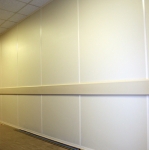 Solid Wall Panels with Matching Wall Trim Finish #0223