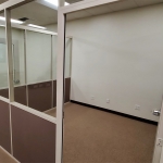 Warm White Frame Demountable Wall Offices #1599