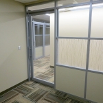 Flex series architectural walls with sliding door #0342