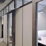 Flex series offices with tackable fabric side walls #0583