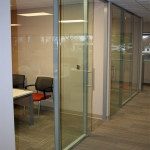 Flex series single pane glass office fronts