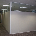 Flex series white aluminum extrusions conference room #0348