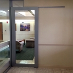 Glass aluminum frame slider door #0463