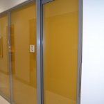 Glass demountable walls with shadow box effect #0605