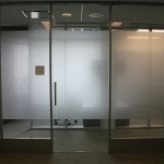 Single pane glass office - Flex series #0663