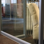 Chicago showroom View series glass wall #0539