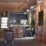 Feature Wall and bar at the Nxtwall Chicago Showroom #0546