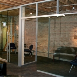 Glass pocket door - NxtWall glass office wall systems #0552