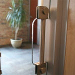 Sliding door stainless flush pull #0561