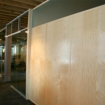 Veneer walls with matching trim NxtWall Chicago showroom #0562