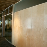 Veneer walls with matching trim NxtWall Chicago showroom