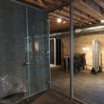 Frameless Glass Swing Door - NxtWall Showroom