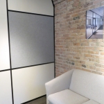 Solid panel side wall with adaptable/flexible wall start #0274