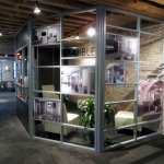 Curved flexible office wall at Chicago NxtWall showroom #0266