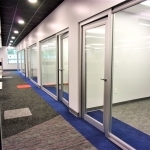 Full Height Glass Walls Clear Anodized Frame Finish - View Series #1783