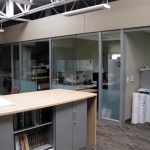 Higher Education frosted glass clear glass office fronts #0093
