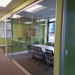 View Series Anodized Frame Finish Conference Room Glass Walls #1784