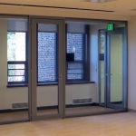Aluminum door with glass fronts - View Series #0288