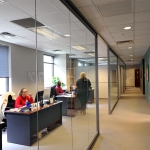 Full height glass office fronts - NxtWall's View Series #0590