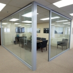 Glass wall Conference room View series #0478