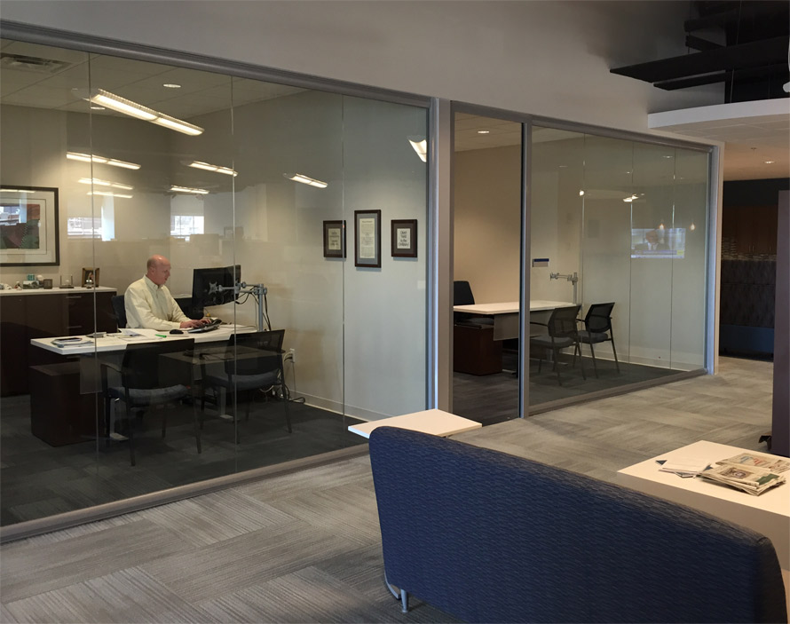 Glass offices - View series wall system