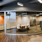 Curved Glass Wall Conference Room - View Series #1552