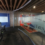 Glass Conference Room with Frosted Film Decal