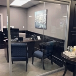 Glass office at financial institution - View Series Architectural Walls #1220