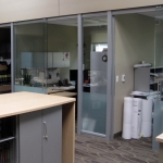 Higher Education frosted glass clear glass office fronts
