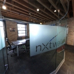 NxtWall Curved Glass Conference Room - View Series #1012