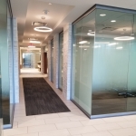 Glass Financial Firm Offices with Custom Window Film - View Series #1047